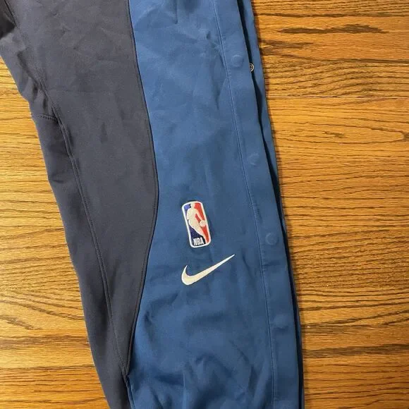Naz Reid Game Worn UsedNike Pre Game Pants Timberwolves Size XXL Tall Blue